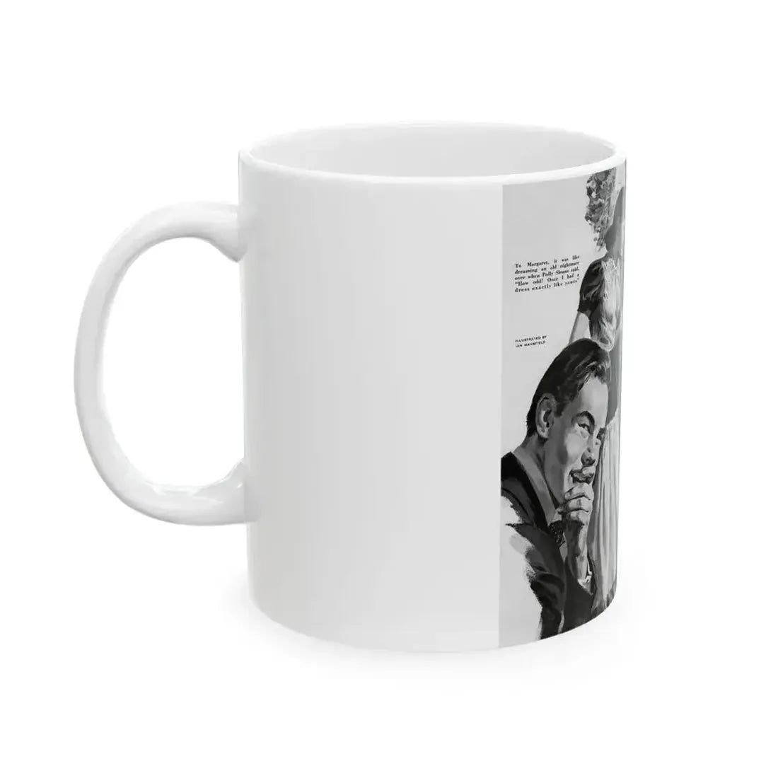 A Very Wordly Woman (2), Life Story magazine, May 1944 - White Coffee Mug - Go Mug Yourself