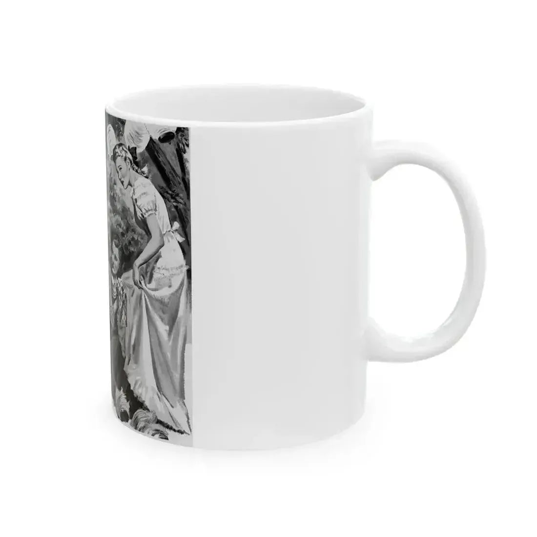 A Very Wordly Woman (2), Life Story magazine, May 1944 - White Coffee Mug - Go Mug Yourself