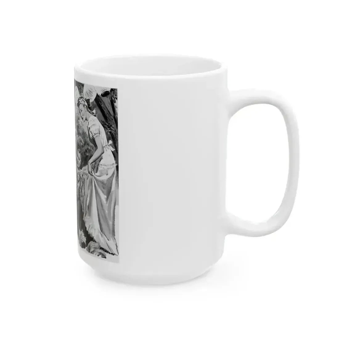 A Very Wordly Woman (2), Life Story magazine, May 1944 - White Coffee Mug - Go Mug Yourself