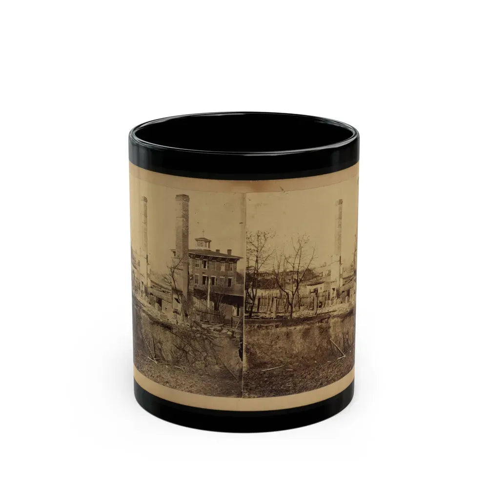 A View In Atlanta, Ga., Nov. 1864 (U.S. Civil War) Black Coffee Mug 11oz - Go Mug Yourself