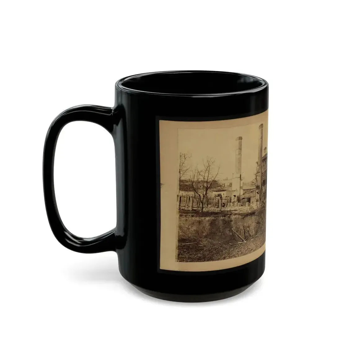 A View In Atlanta, Ga., Nov. 1864 (U.S. Civil War) Black Coffee Mug - Go Mug Yourself