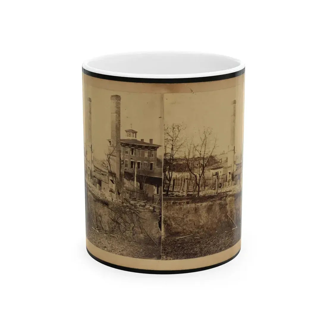A View In Atlanta, Ga., Nov. 1864 (U.S. Civil War) White Coffee Mug 11oz - Go Mug Yourself
