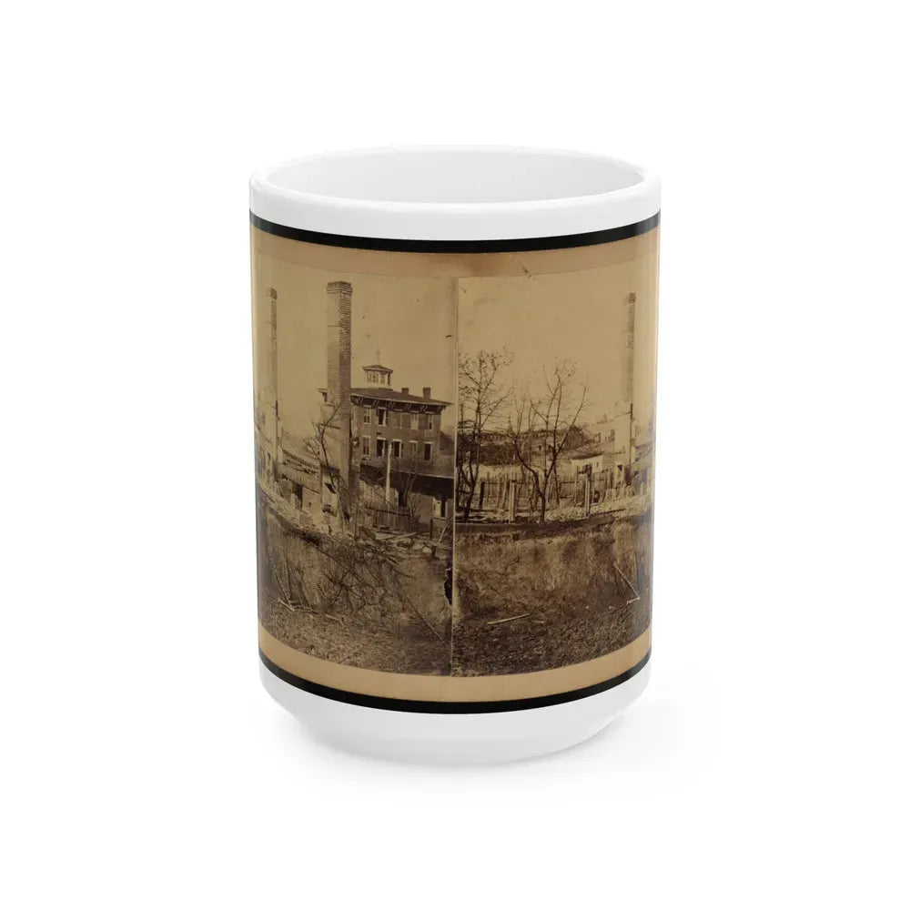 A View In Atlanta, Ga., Nov. 1864 (U.S. Civil War) White Coffee Mug 15oz - Go Mug Yourself