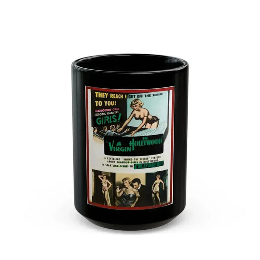 A VIRGIN IN HOLLYWOOD 1953 Movie Poster - Black Coffee Mug 15oz - Go Mug Yourself