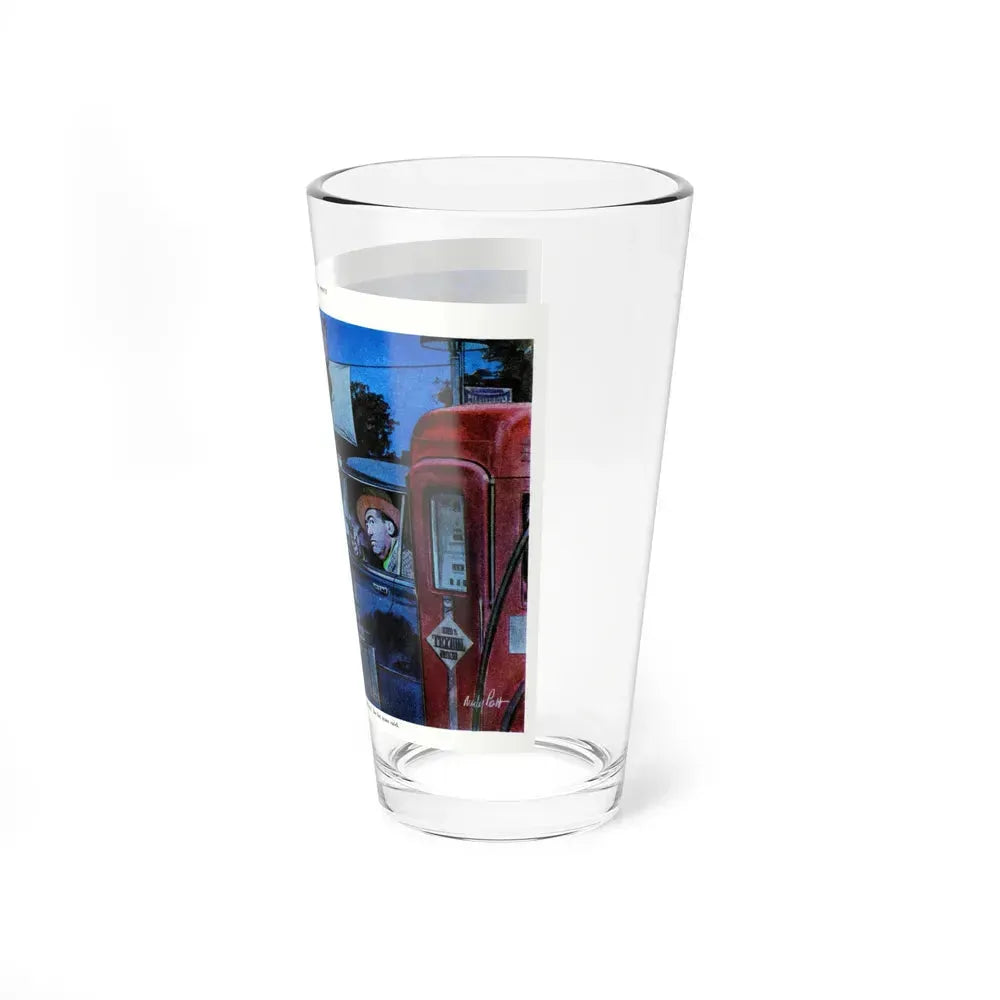 A Visit From The Fat Man, 1952 (Magazine Illustration) Pint Glass 16oz - Go Mug Yourself