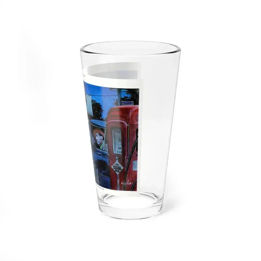 A Visit From The Fat Man, 1952 (Magazine Illustration) Pint Glass 16oz - Go Mug Yourself