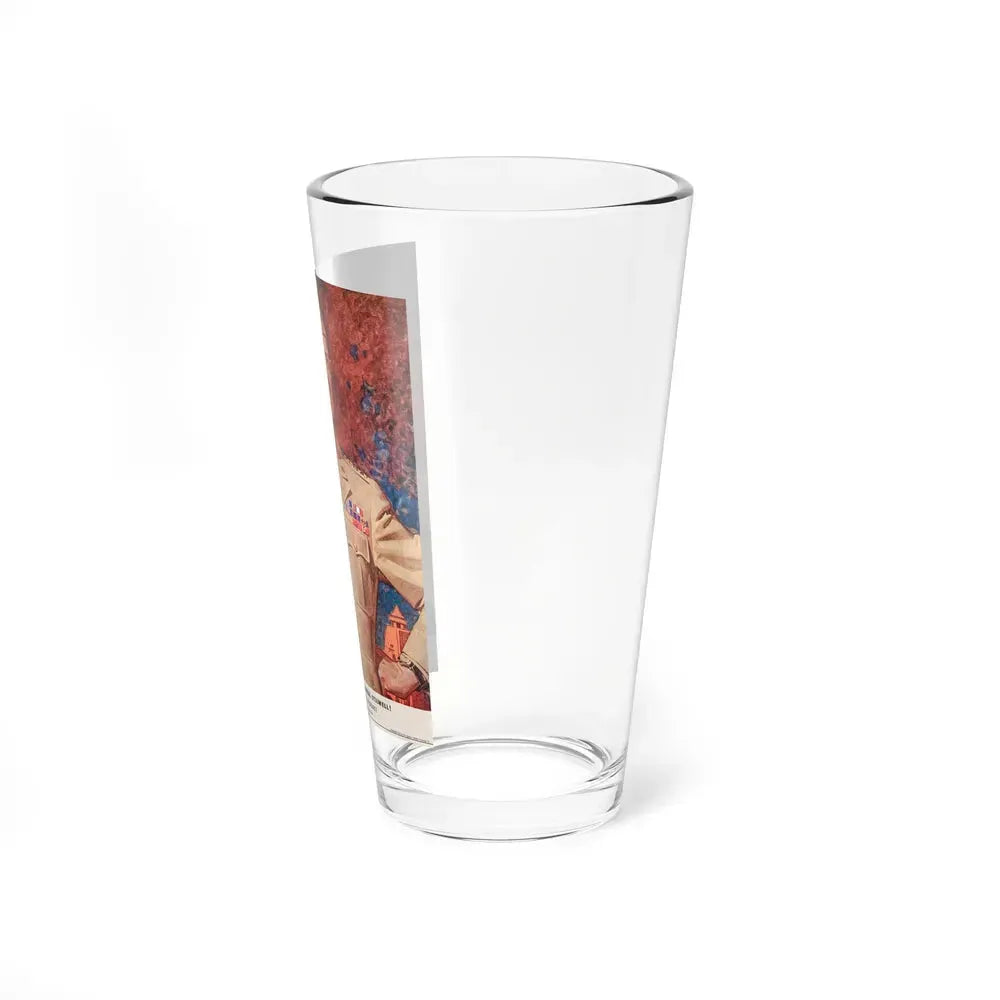 A Vital Message from General Stilwell, The Saturday Evening Post, July 1, 1944 (Magazine Illustration) Pint Glass 16oz - Go Mug Yourself