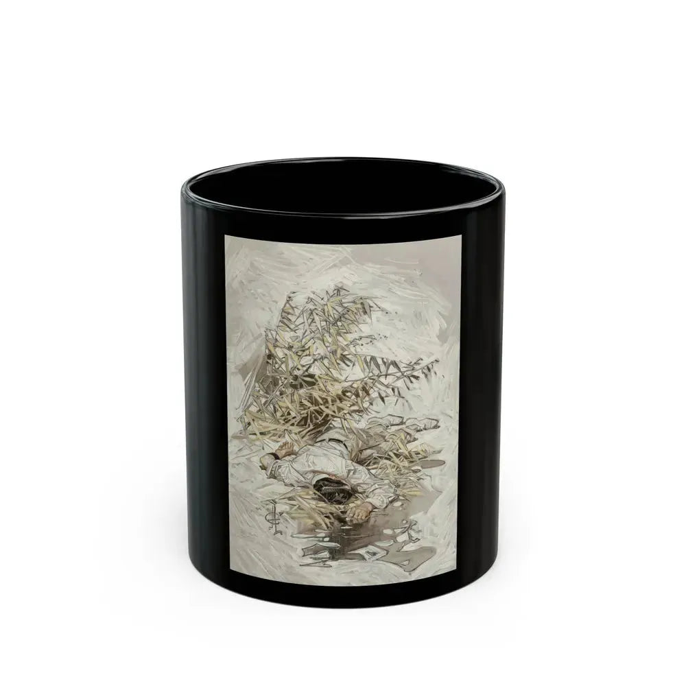 A Voice in the Rice interior book illustration, 1910 - Black Coffee Mug 11oz - Go Mug Yourself