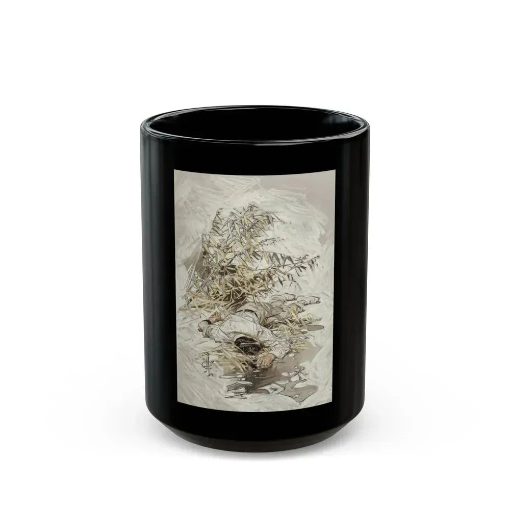 A Voice in the Rice interior book illustration, 1910 - Black Coffee Mug 15oz - Go Mug Yourself