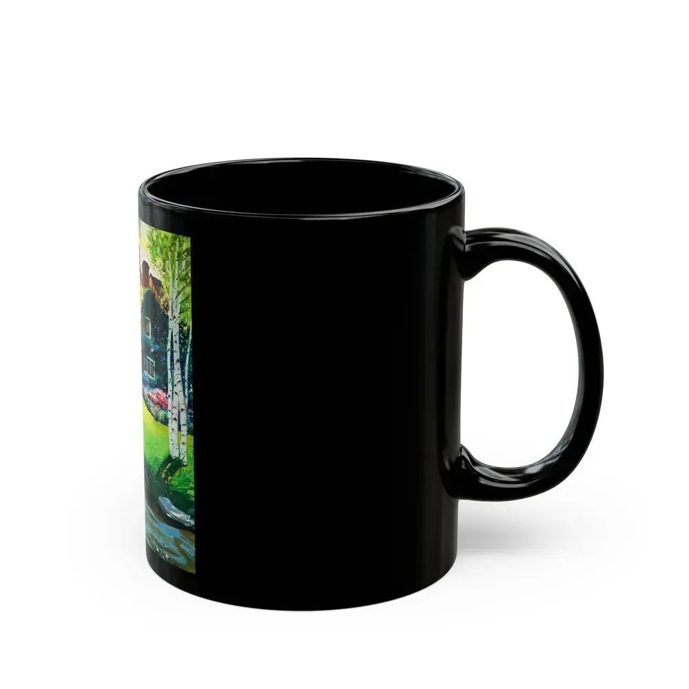 A Walk in the Garden - Black Coffee Mug - Go Mug Yourself