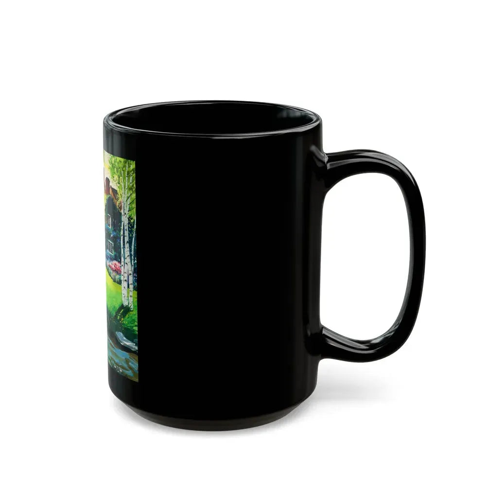 A Walk in the Garden - Black Coffee Mug - Go Mug Yourself