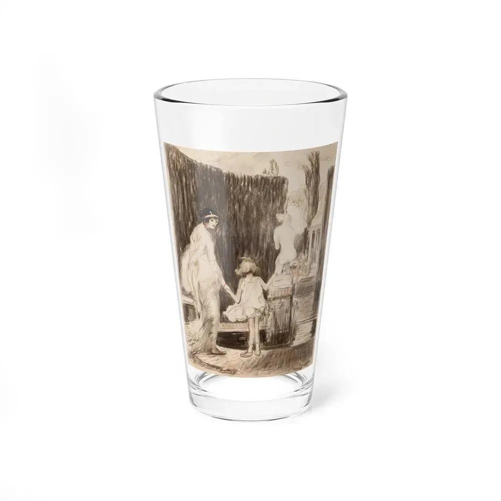 A Walk (Magazine Illustration) Pint Glass 16oz 16oz - Go Mug Yourself