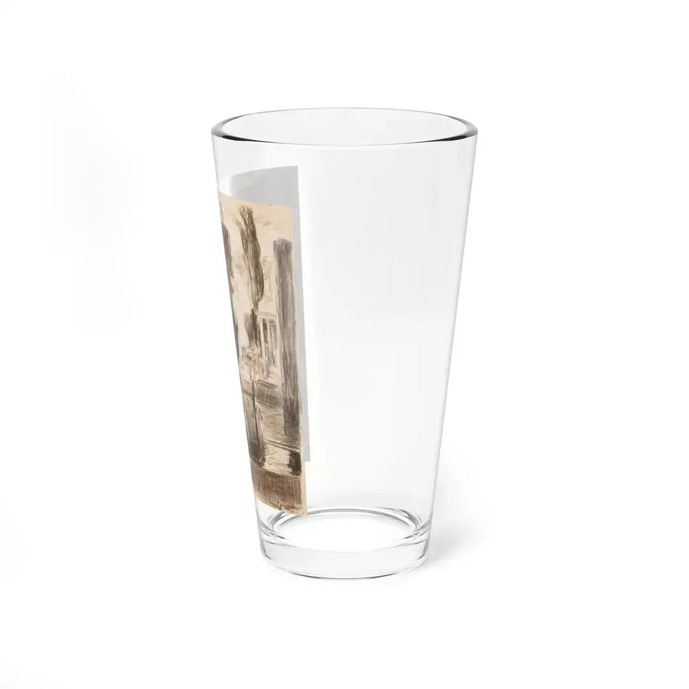 A Walk (Magazine Illustration) Pint Glass 16oz - Go Mug Yourself