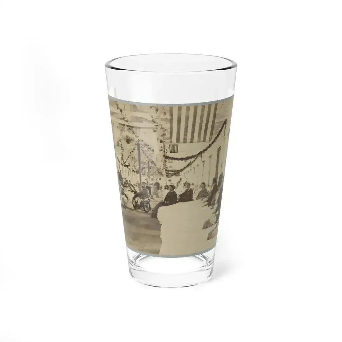 A Ward In Armory Square Hospital, Washington, D.C. (U.S. Civil War) Pint Glass 16oz 16oz - Go Mug Yourself