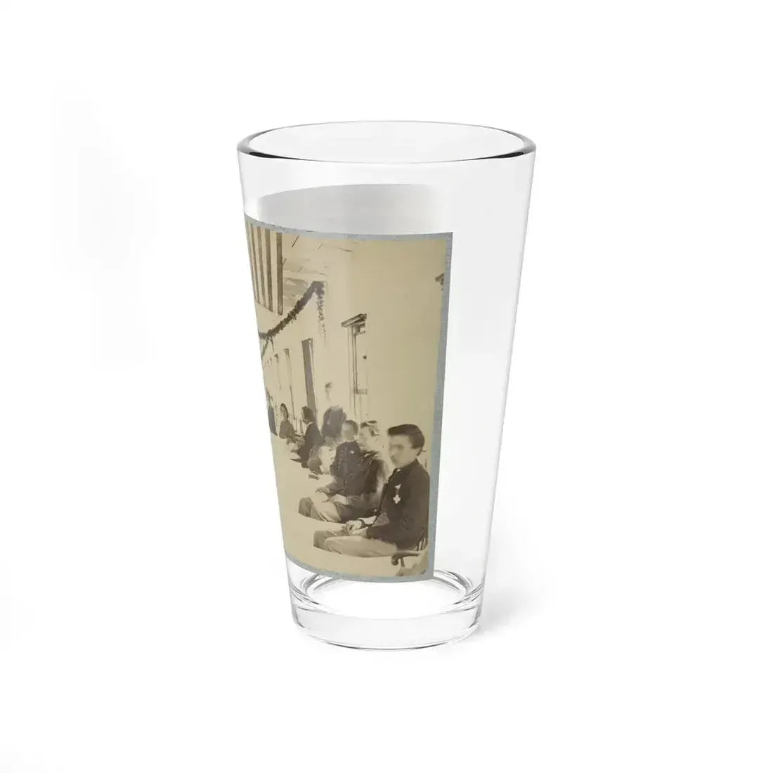 A Ward In Armory Square Hospital, Washington, D.C. (U.S. Civil War) Pint Glass 16oz - Go Mug Yourself