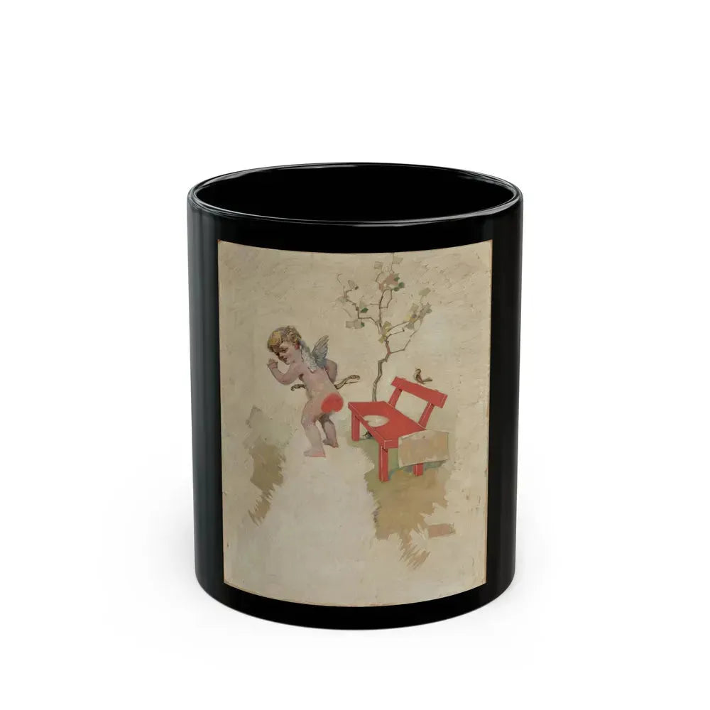 A Warm Heart, LIFE magazine cover, September 25, 1913 - Black Coffee Mug 11oz - Go Mug Yourself