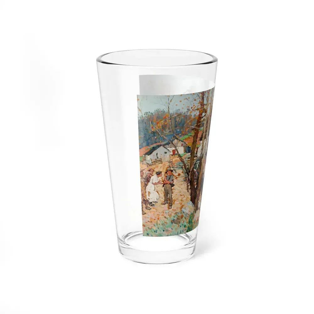 A Welcome Home (Magazine Illustration) Pint Glass 16oz - Go Mug Yourself
