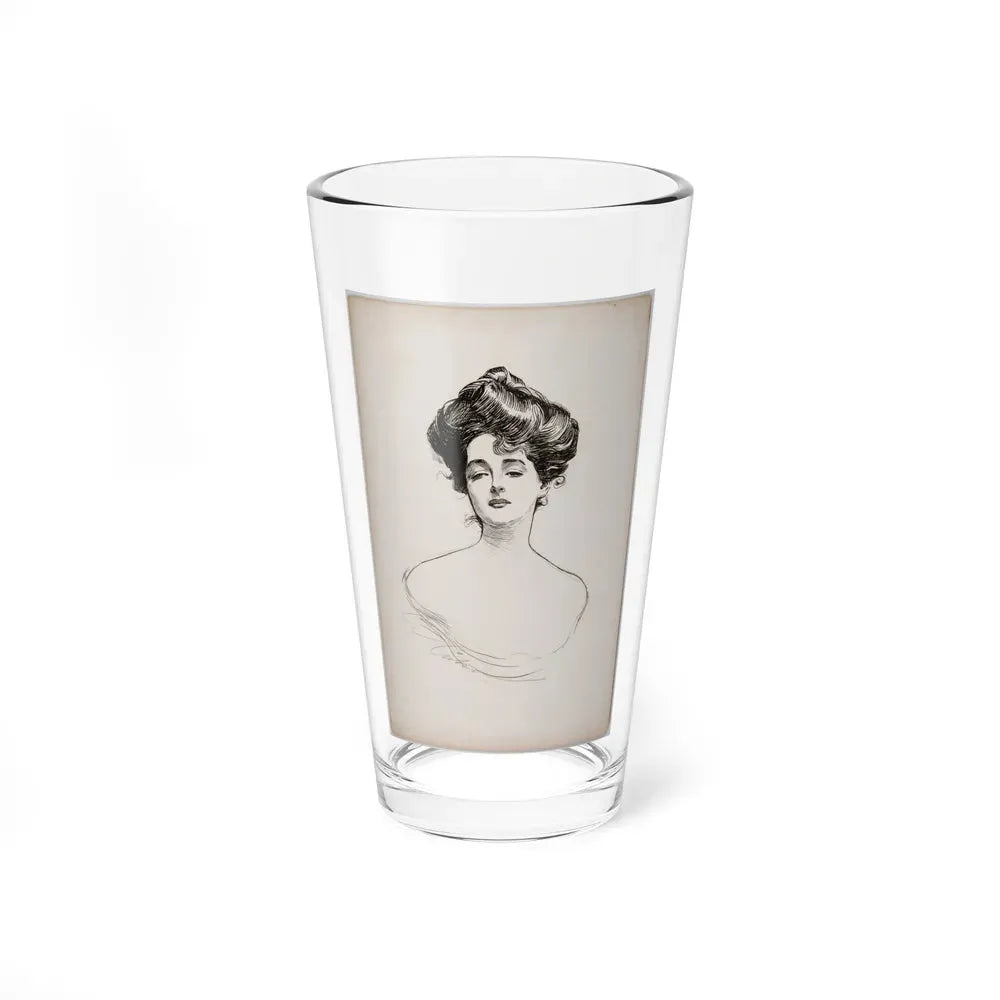 A Widow and Her Friends (c. 1900) (Magazine Illustration) Pint Glass 16oz 16oz - Go Mug Yourself