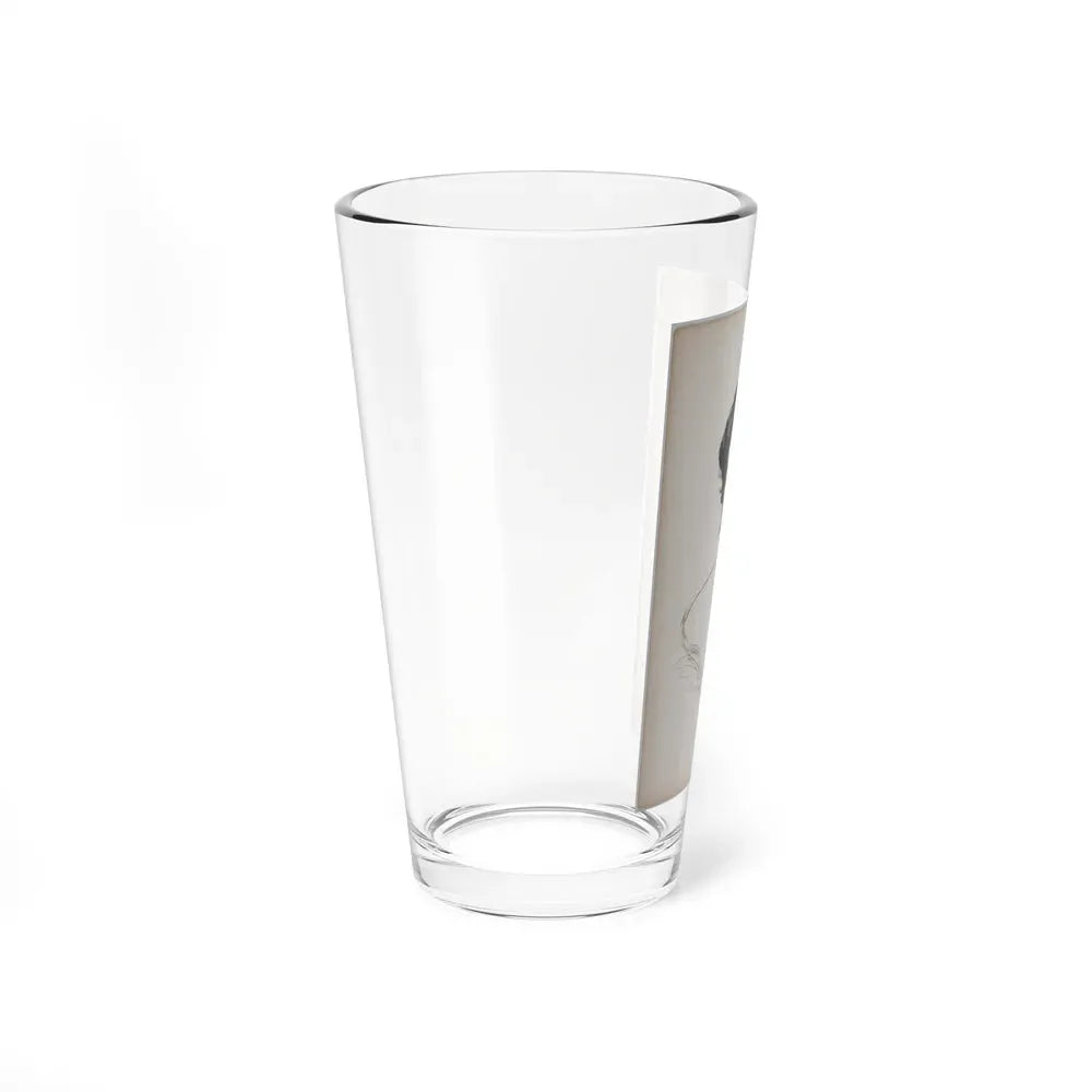 A Widow and Her Friends (c. 1900) (Magazine Illustration) Pint Glass 16oz - Go Mug Yourself