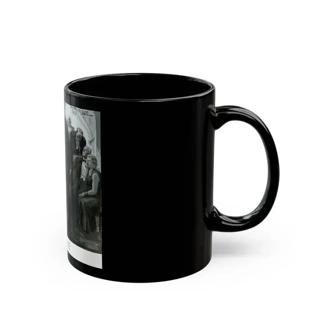 A Woman Curiously Cold, Ladies' Home Journal, October 1933 - Black Coffee Mug - Go Mug Yourself