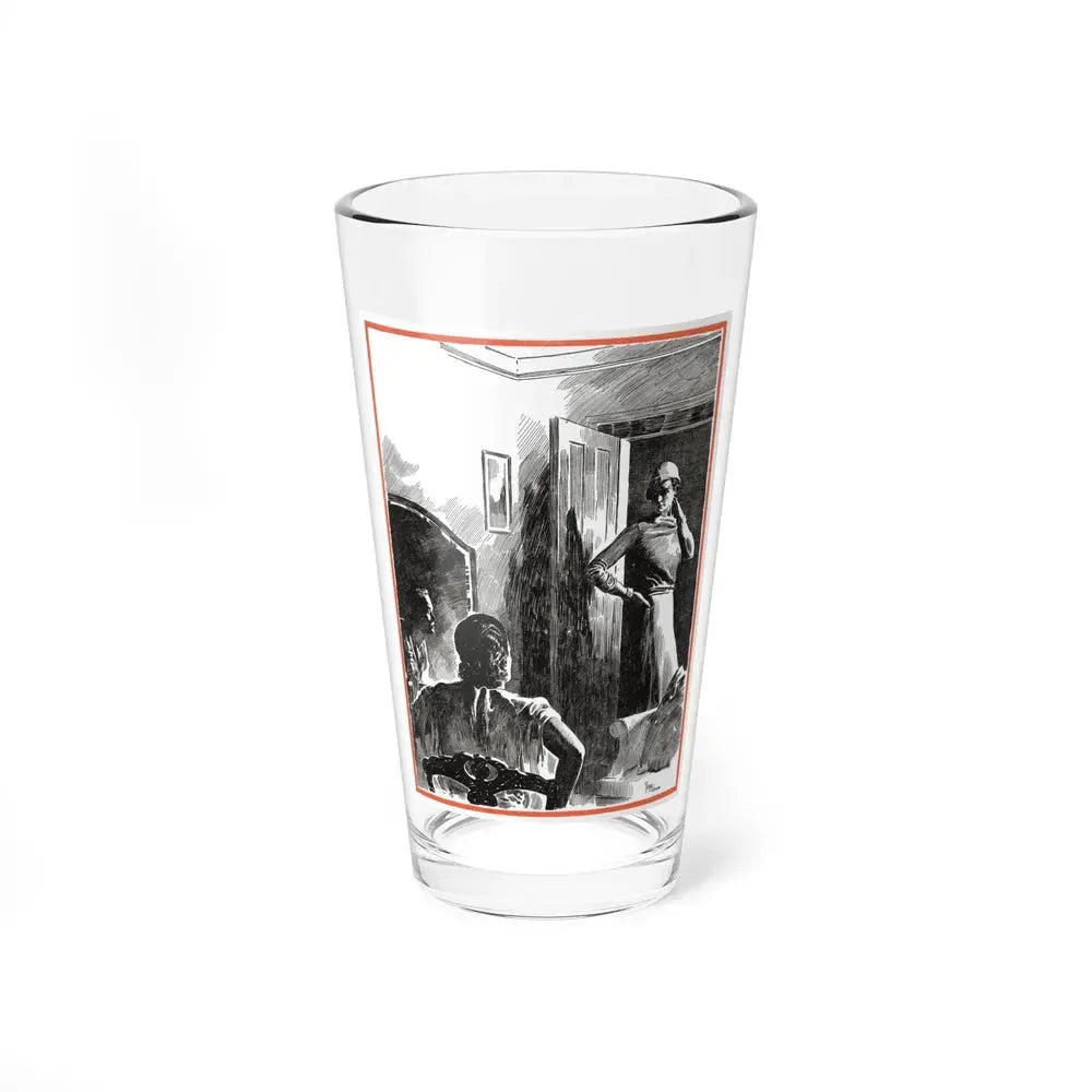 A Woman of Washington, Redbook, December 1934 (Magazine Illustration) Pint Glass 16oz 16oz - Go Mug Yourself