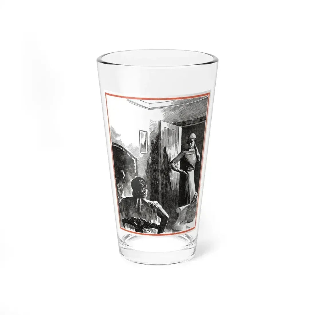 A Woman of Washington, Redbook, December 1934 (Magazine Illustration) Pint Glass 16oz 16oz - Go Mug Yourself
