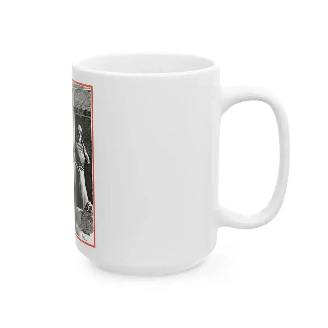 A Woman of Washington, Redbook, December 1934 - White Coffee Mug - Go Mug Yourself