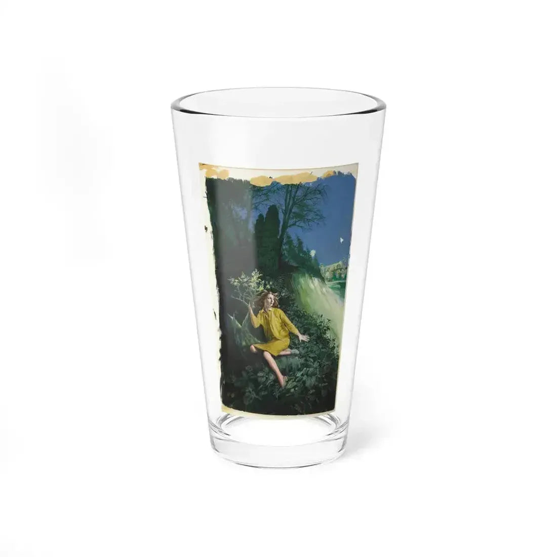 A Woman on Her Own, Paperback Cover - Pint Glass 16oz 16oz - Go Mug Yourself