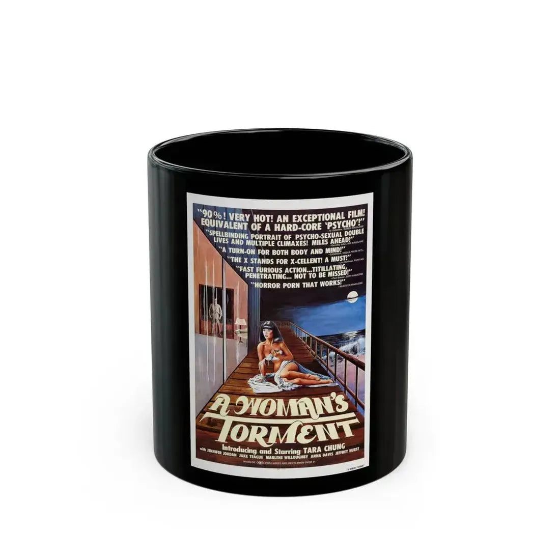 A WOMAN'S TORMENT 1977 Movie Poster - Black Coffee Mug 11oz - Go Mug Yourself