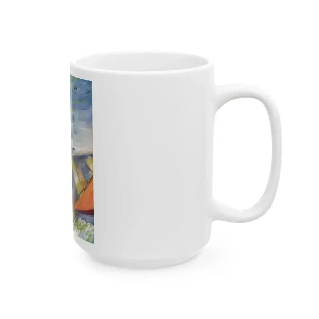 A Woman Sailing, illustration, 1914 - White Coffee Mug - Go Mug Yourself
