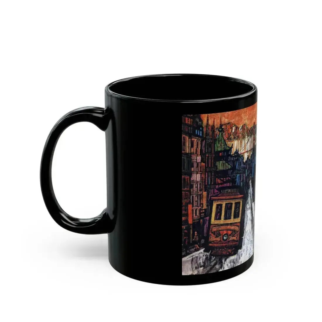 A Wonderful Week in San Francisco, Redbook, January 1961 - Black Coffee Mug - Go Mug Yourself