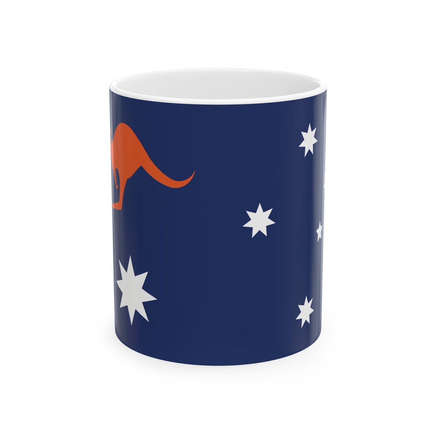 A. Fraser Hobdays Proposal 1980 Australian Flag Proposal (Australia) White Coffee Mug-11oz-Go Mug Yourself
