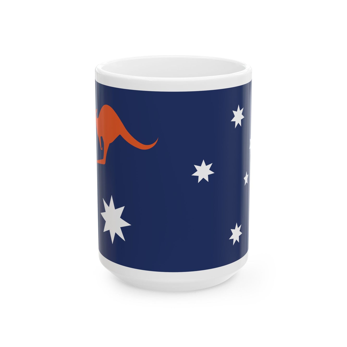 A. Fraser Hobdays Proposal 1980 Australian Flag Proposal (Australia) White Coffee Mug-15oz-Go Mug Yourself
