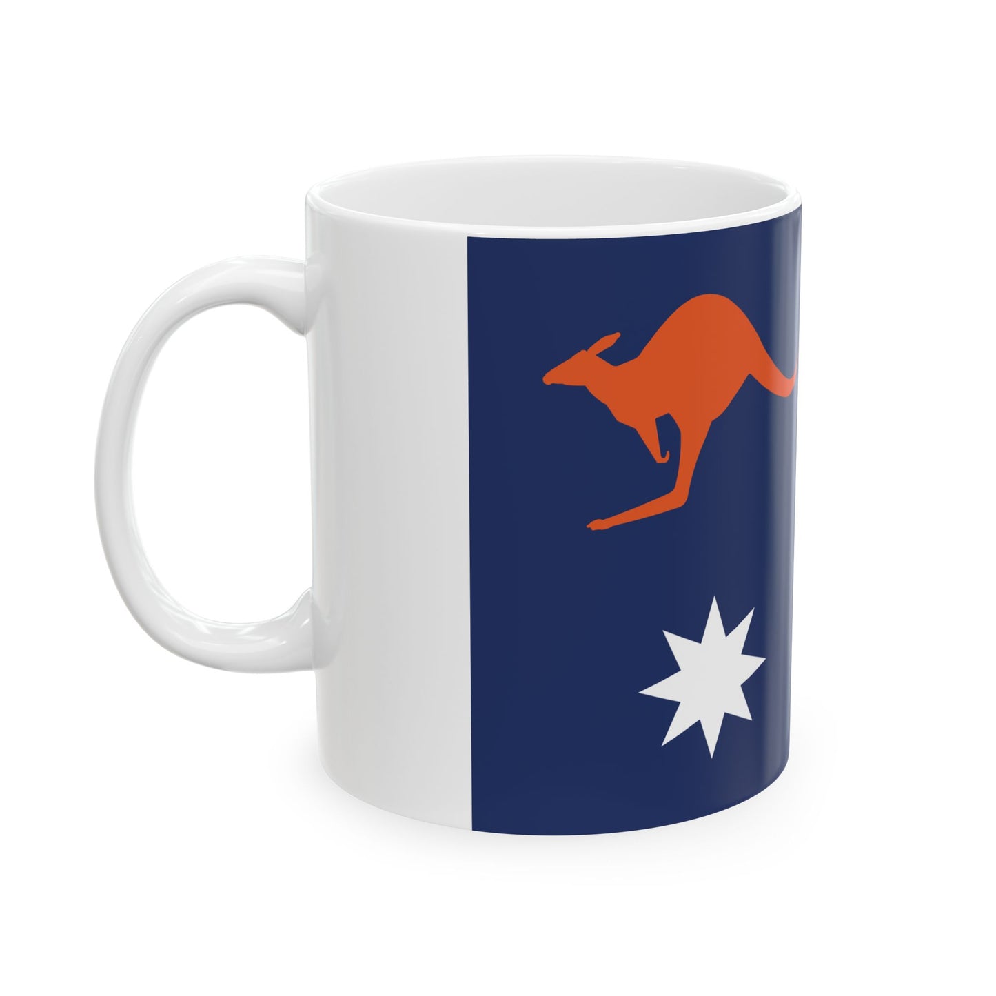 A. Fraser Hobdays Proposal 1980 Australian Flag Proposal (Australia) White Coffee Mug-Go Mug Yourself