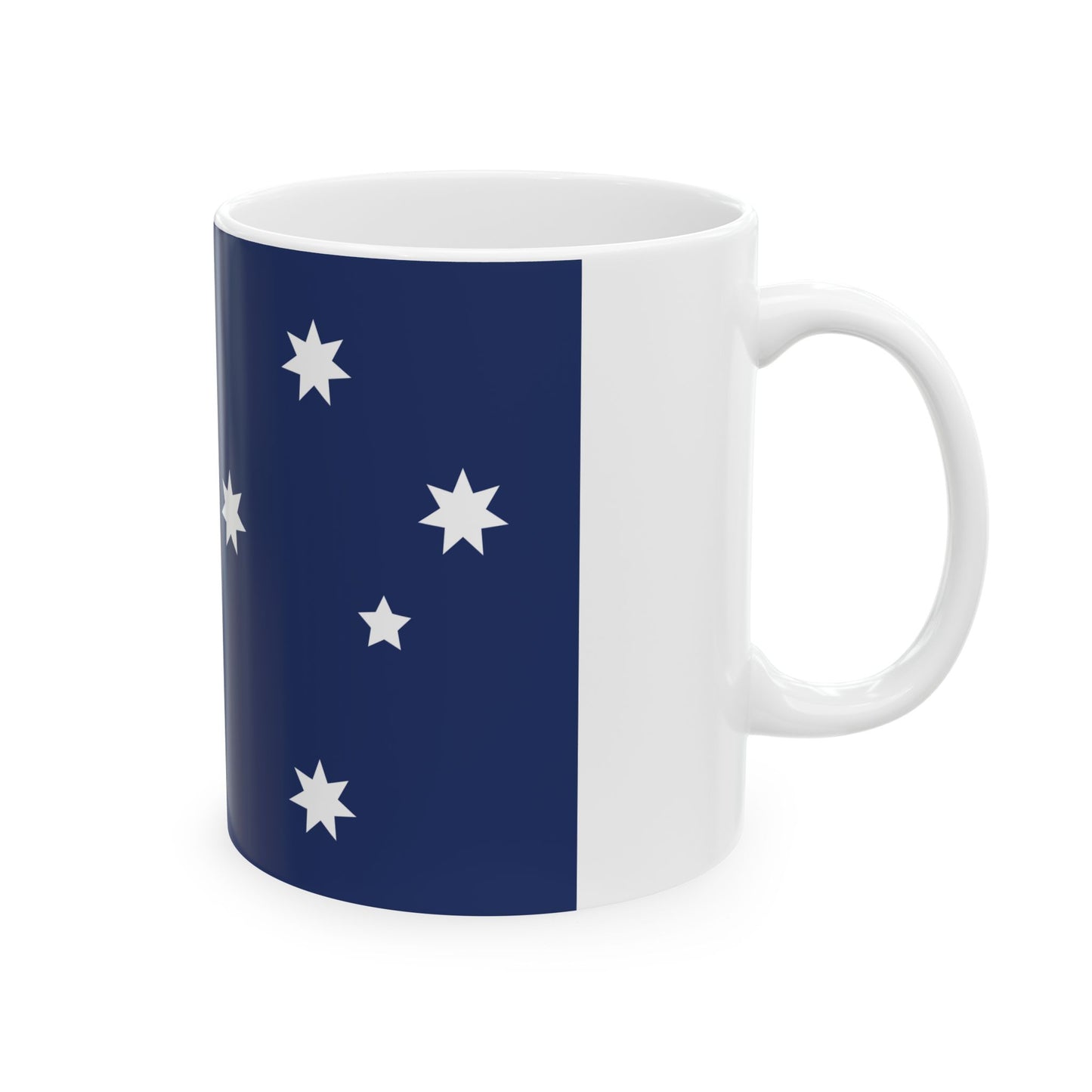 A. Fraser Hobdays Proposal 1980 Australian Flag Proposal (Australia) White Coffee Mug-Go Mug Yourself