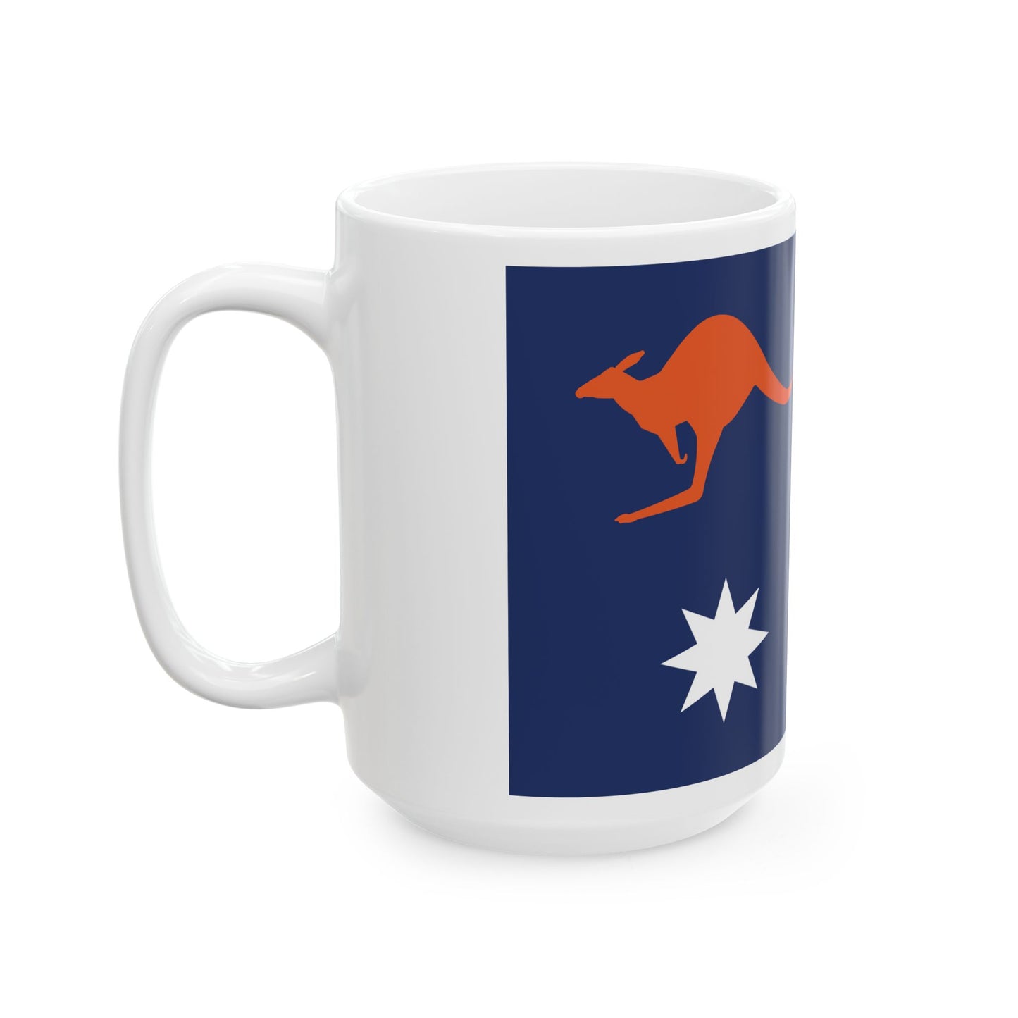 A. Fraser Hobdays Proposal 1980 Australian Flag Proposal (Australia) White Coffee Mug-Go Mug Yourself