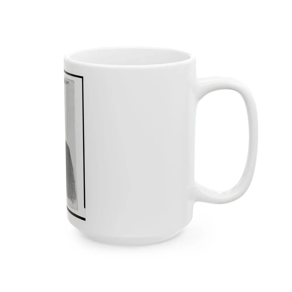 A. M. Scales, Brigidier General, C.S.A., Half-Length Portrait, Facing Right (U.S. Civil War) White Coffee Mug-Go Mug Yourself