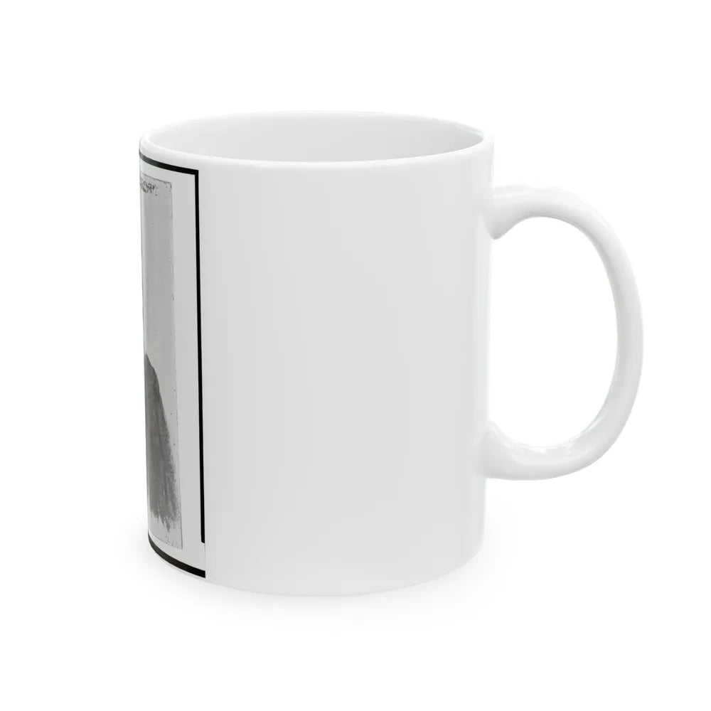 A. M. Scales, Brigidier General, C.S.A., Half-Length Portrait, Facing Right (U.S. Civil War) White Coffee Mug-Go Mug Yourself