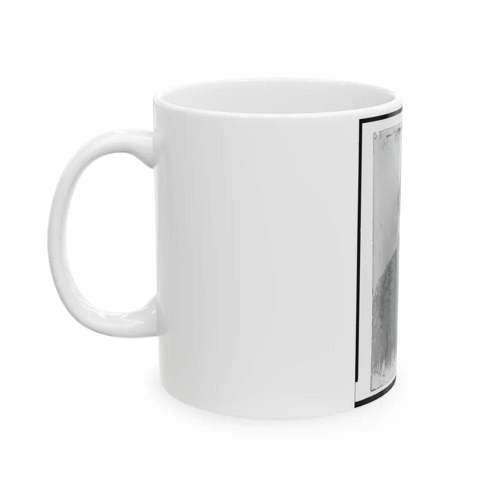 A. M. Scales, Brigidier General, C.S.A., Half-Length Portrait, Facing Right (U.S. Civil War) White Coffee Mug-Go Mug Yourself