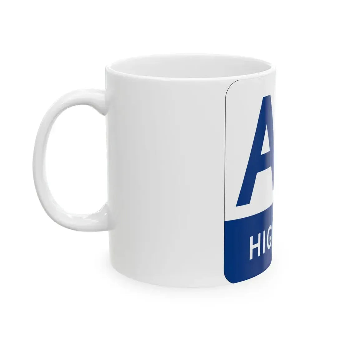AA Highway Shield (Kentucky) (Road Sign) White Coffee Mug - Go Mug Yourself