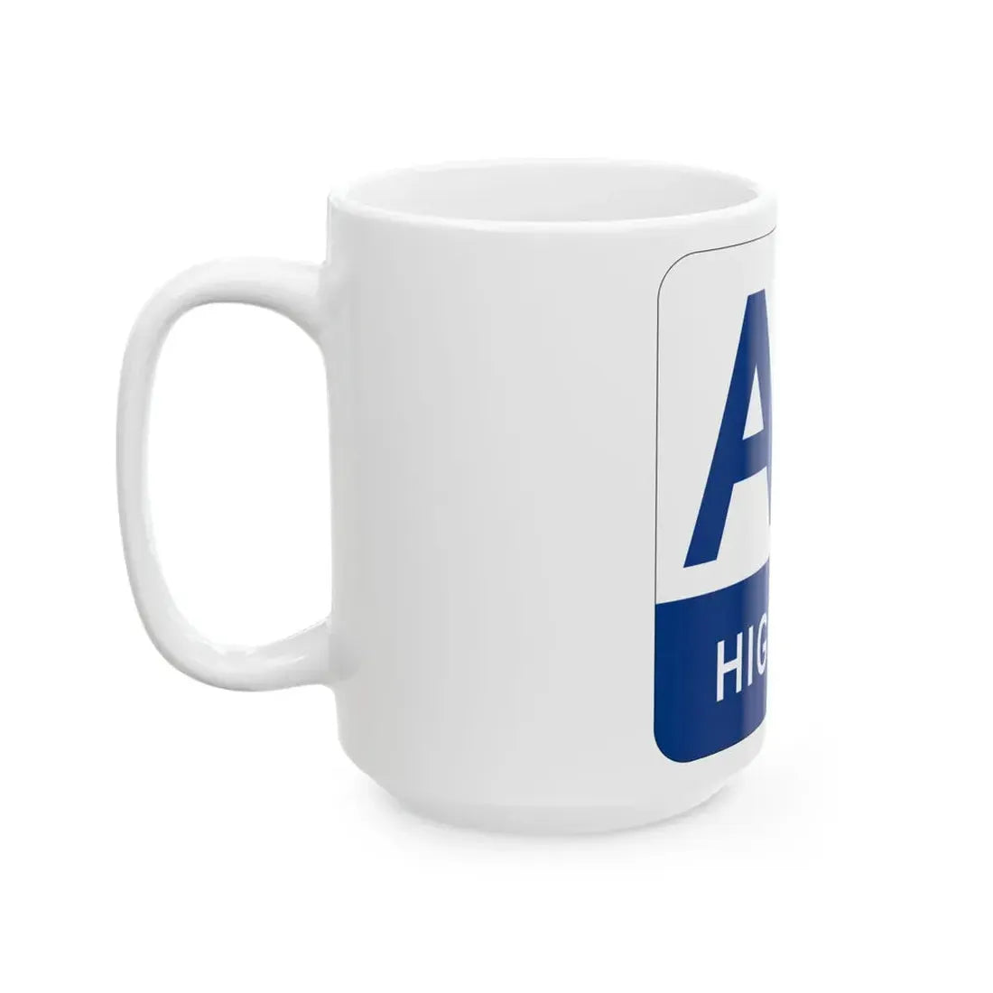 AA Highway Shield (Kentucky) (Road Sign) White Coffee Mug - Go Mug Yourself