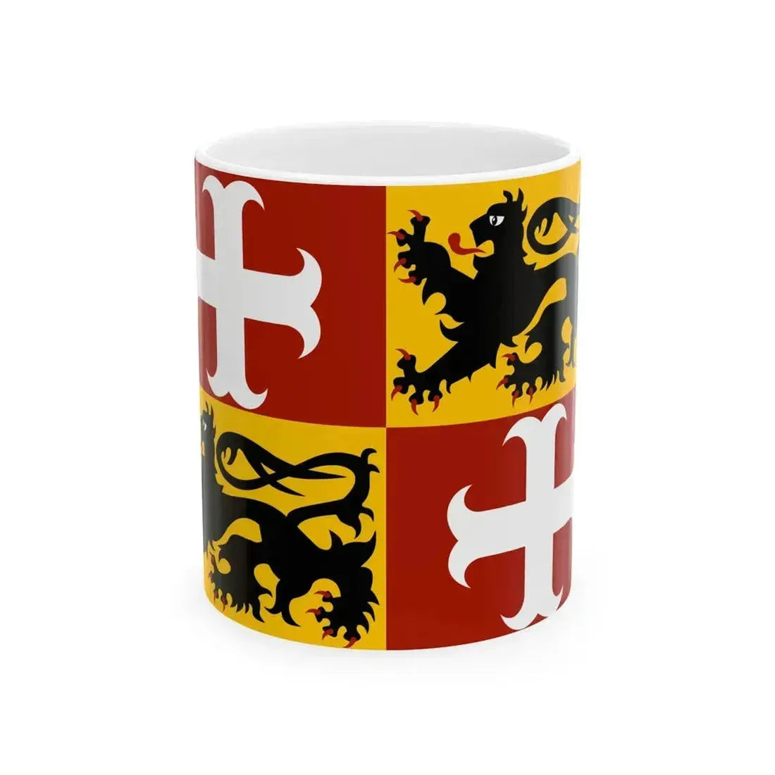 Aalter vlag (Belgium) White Coffee Mug 11oz - Go Mug Yourself
