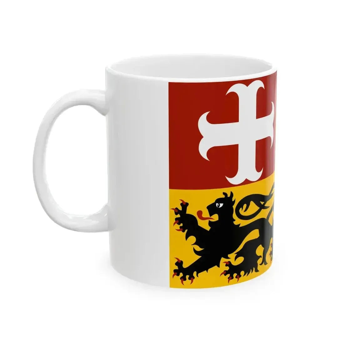 Aalter vlag (Belgium) White Coffee Mug - Go Mug Yourself