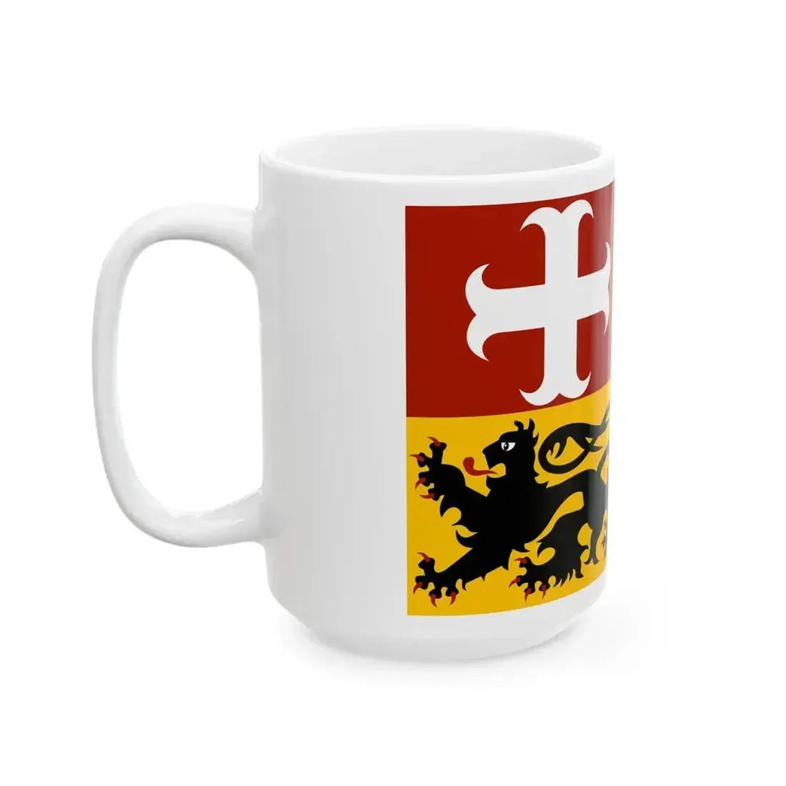 Aalter vlag (Belgium) White Coffee Mug - Go Mug Yourself
