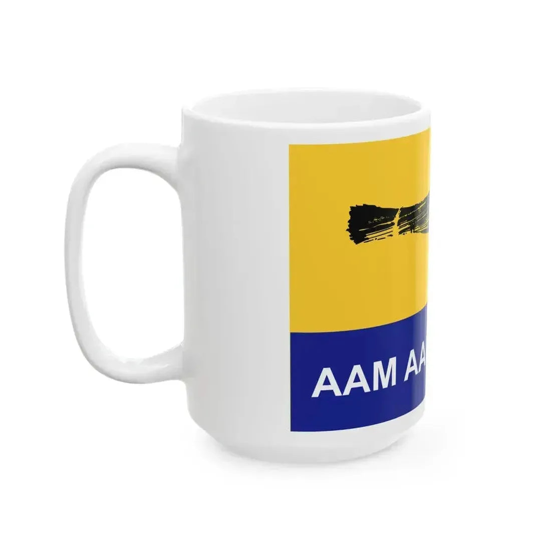 AAP English Flag (India) White Coffee Mug - Go Mug Yourself