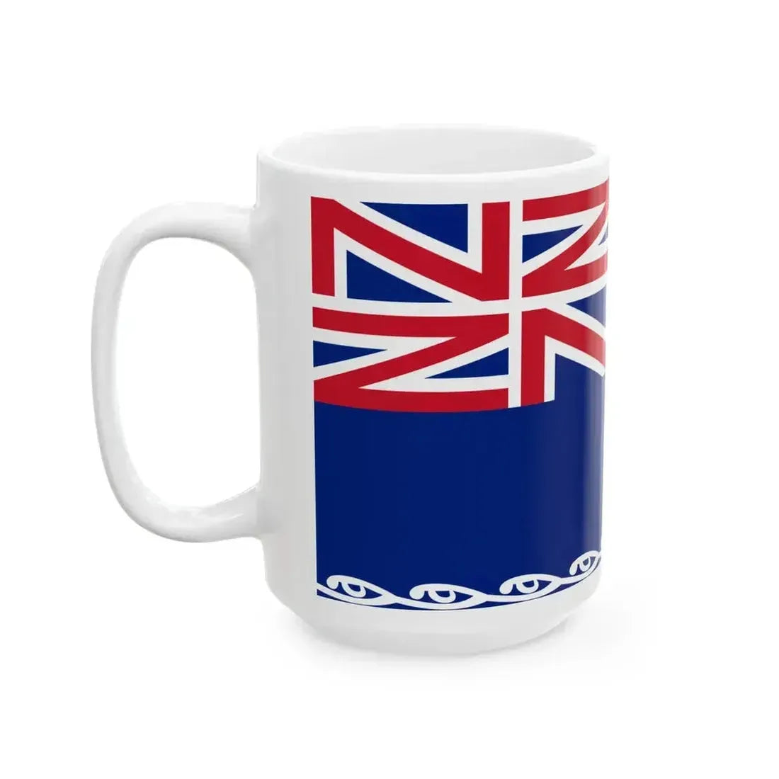 Aaron Nicholsons New Zealand Flag (New Zealand) White Coffee Mug - Go Mug Yourself