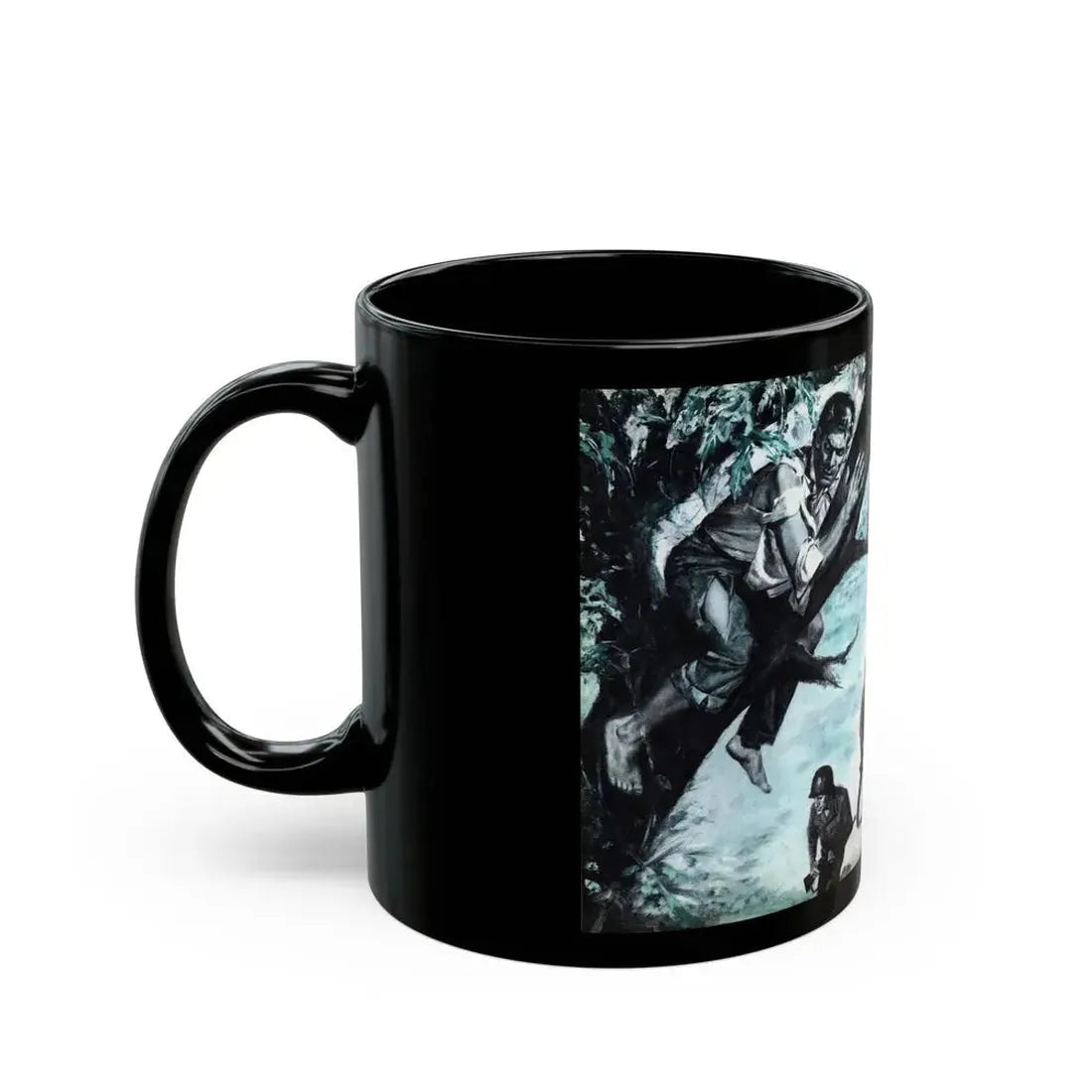Aaron Stern's Impossible Escape, Male magazine, February 1957 - Black Coffee Mug - Go Mug Yourself