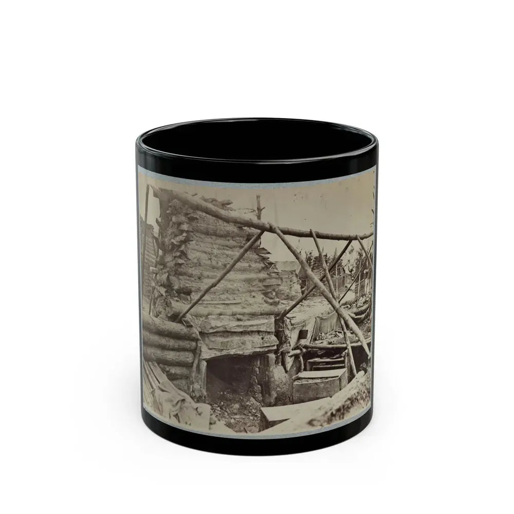 Abandoned Camp Of 9th Army Corps Near Falmouth, Va., February, 1863 001 (U.S. Civil War) Black Coffee Mug 11oz - Go Mug Yourself