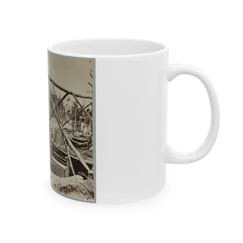 Abandoned Camp Of 9th Army Corps Near Falmouth, Va., February, 1863 001 (U.S. Civil War) White Coffee Mug - Go Mug Yourself