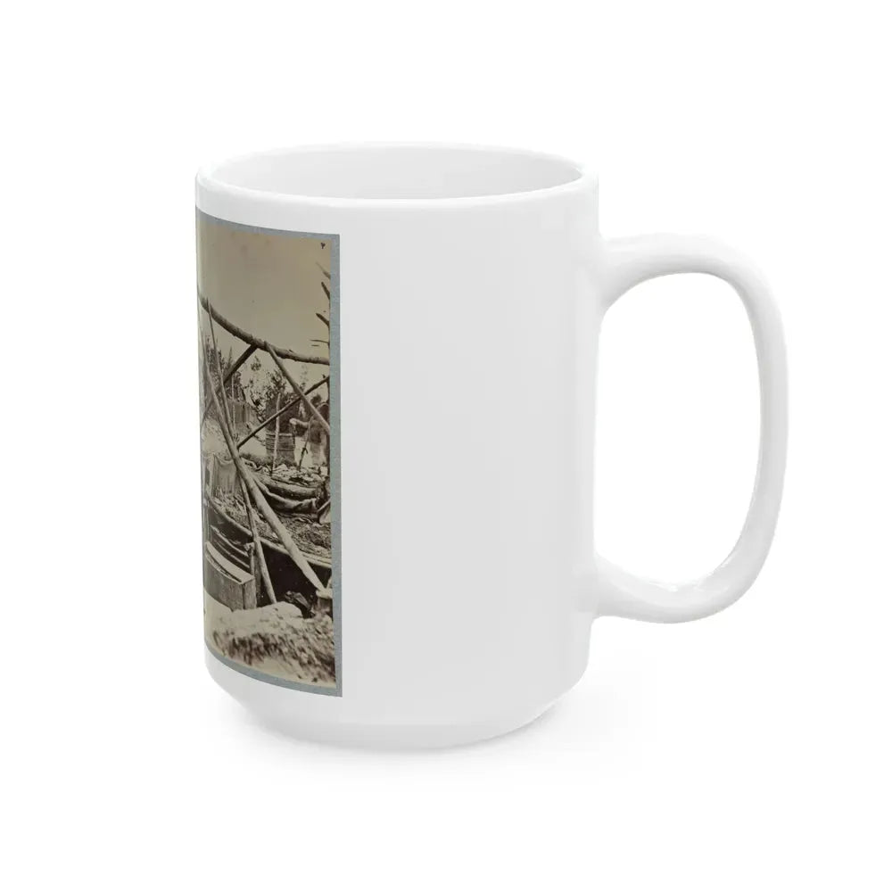 Abandoned Camp Of 9th Army Corps Near Falmouth, Va., February, 1863 001 (U.S. Civil War) White Coffee Mug - Go Mug Yourself